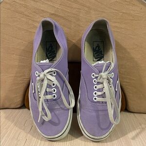 Vans Women's Lavender Canvas Sneakers